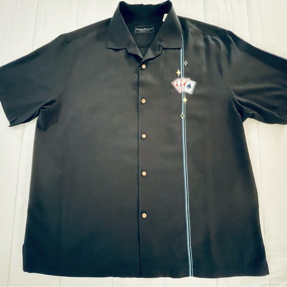 Tommy Bahama Panel Back Camp Shirt - Picture 8 of 9
